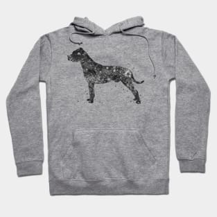 Dogo argentino dog black and white Hoodie